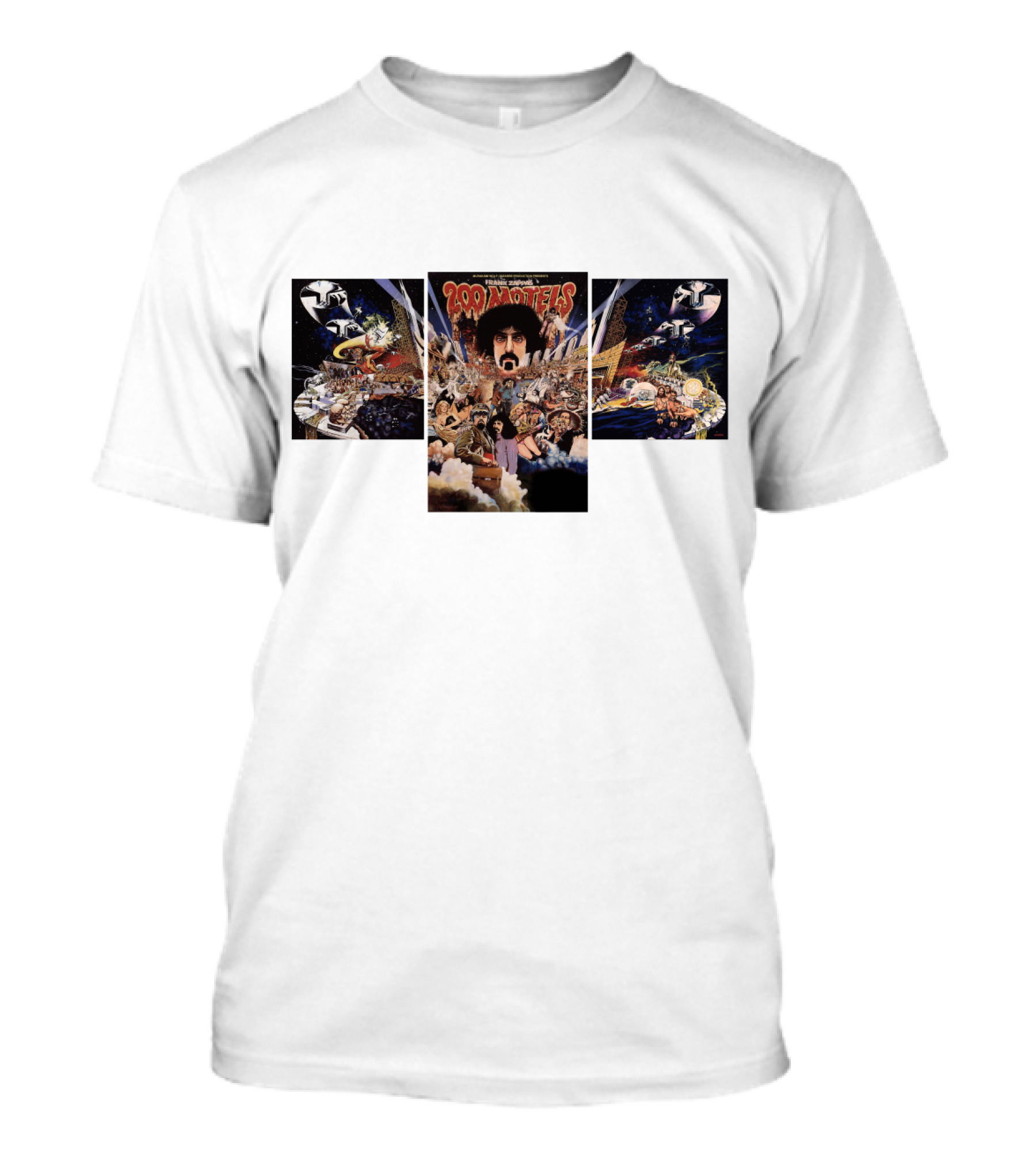 Motels Frank Zappa Album Cover Collage Retro Art T-Shirt