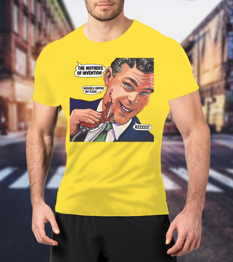 The Mothers Of Invention Weasels Ripped My Flesh Rzzzzz! Tmoi T-Shirt