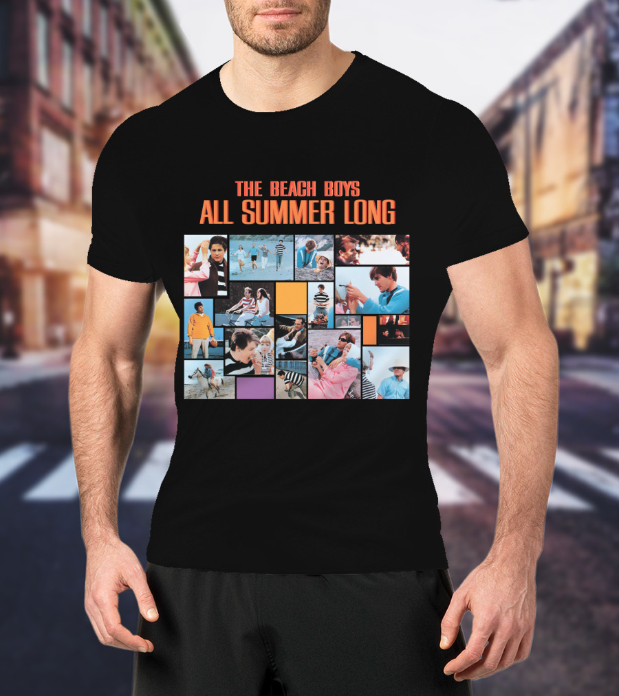 The Beach Boys All Summer Long Collage Vibrant Nostalgic T-Shirt