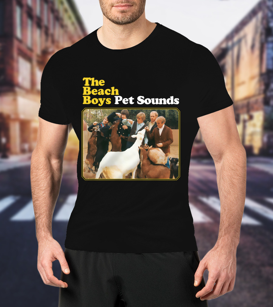 The Beach Boys Pet Sounds Album Cover Goat Farm Scene T-Shirt