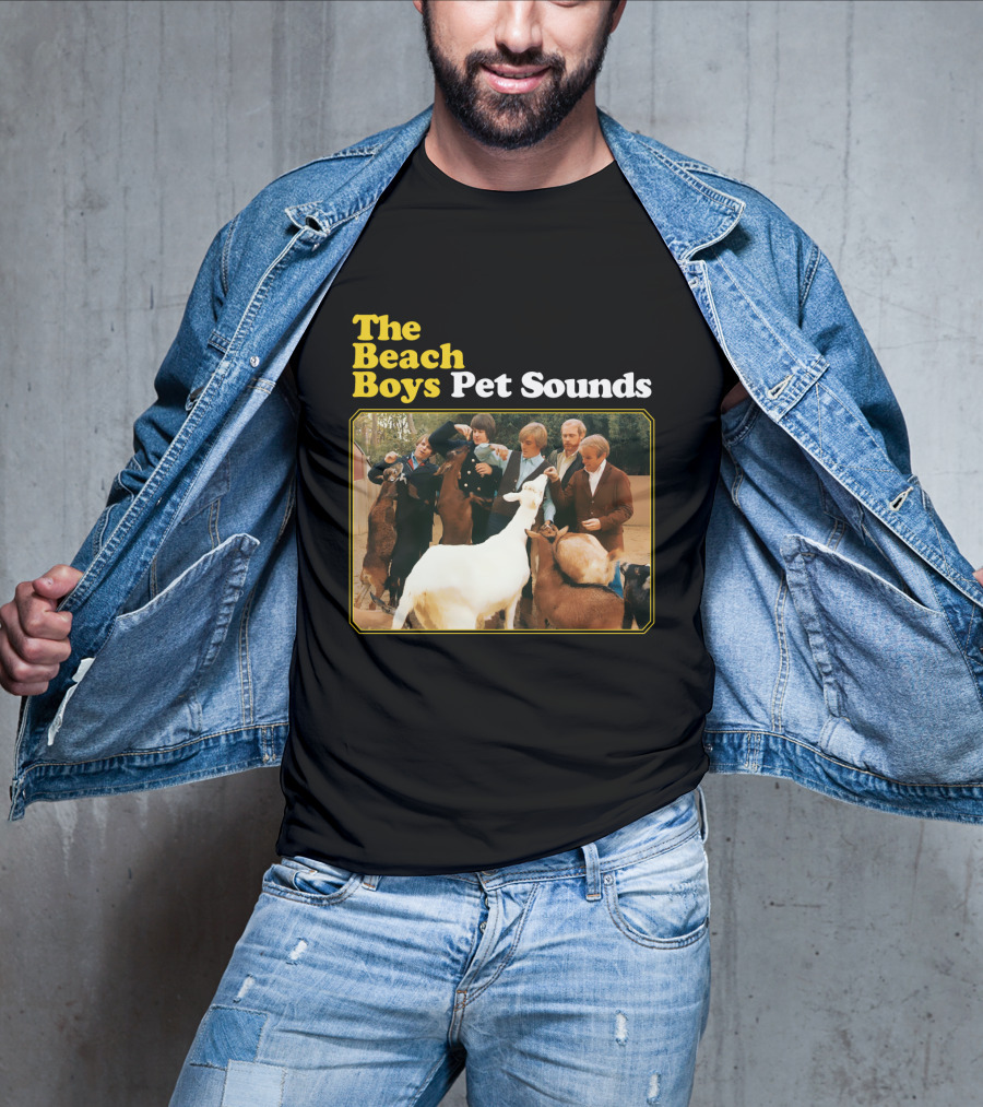 The Beach Boys Pet Sounds Album Cover Goat Farm Scene T-Shirt