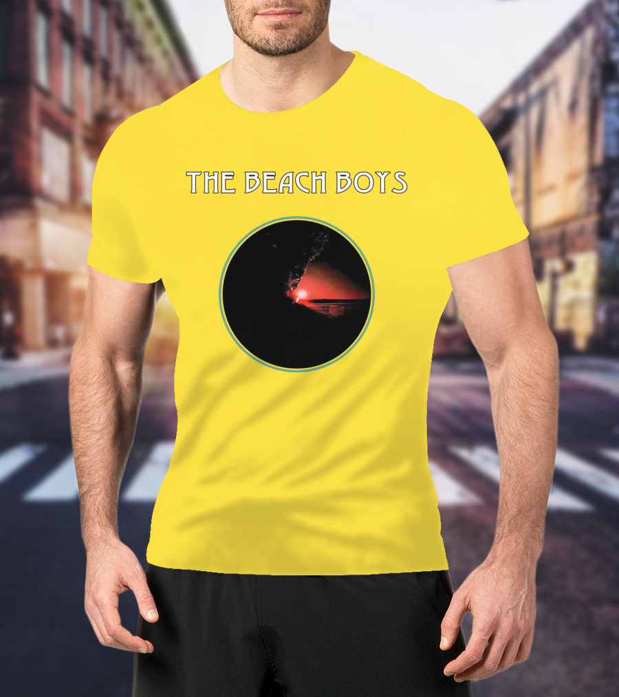 The Beach Boys Surfing Sunset Circle T-Shirt