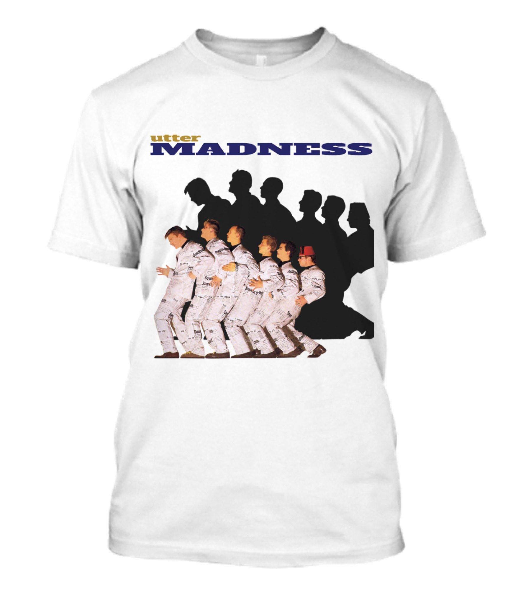 Utter Madness Silhouettes And Dancing Men T-Shirt