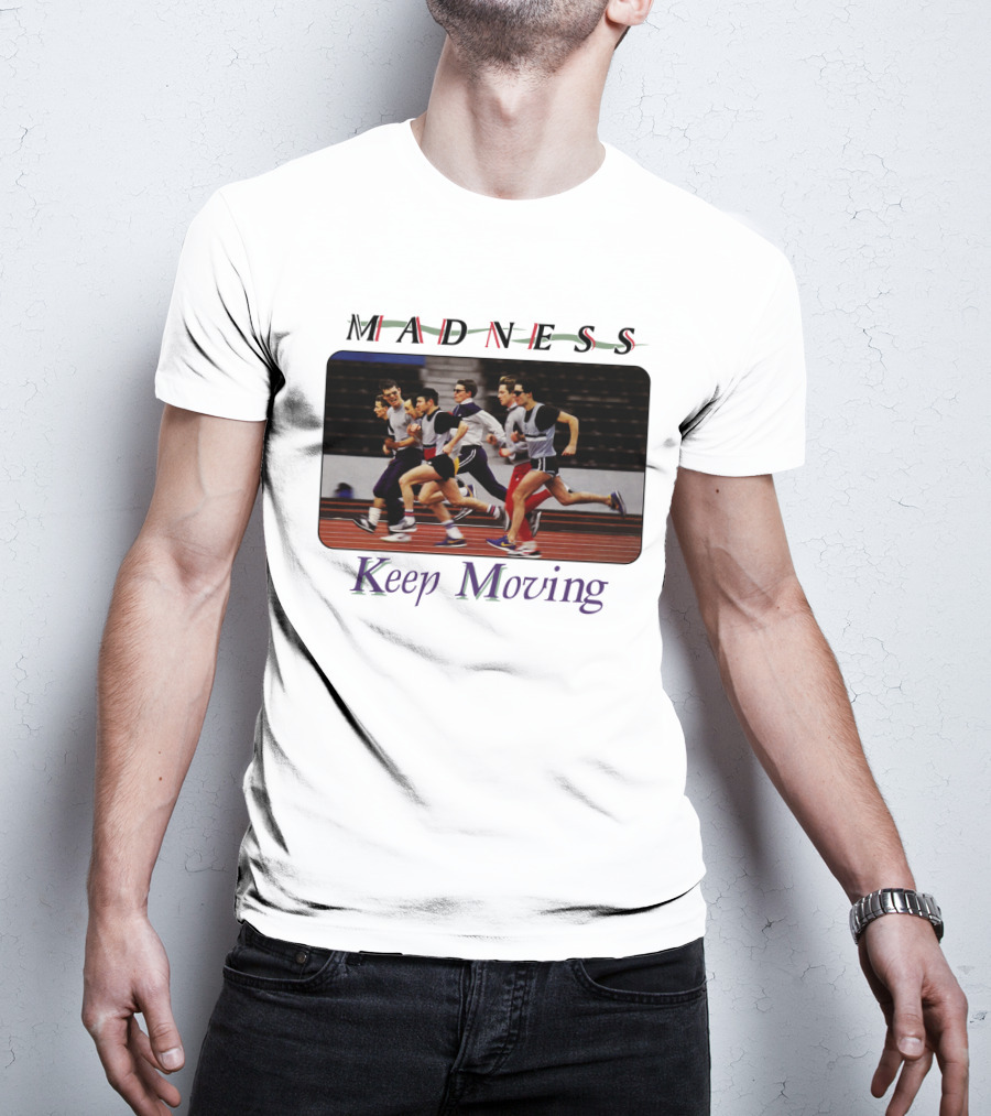 Madness Keep Moving Running Team 1983 Album Cover T-Shirt