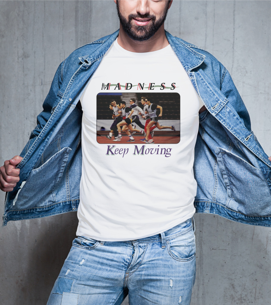 Madness Keep Moving Running Team 1983 Album Cover T-Shirt