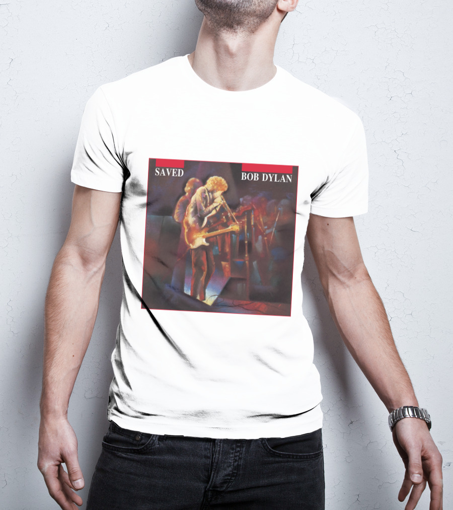 Bob Dylan Saved Live Performance Artwork T-Shirt
