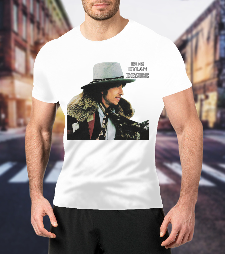 Bob Dylan Desire Album Cover With Fur Coat And Hat T-Shirt