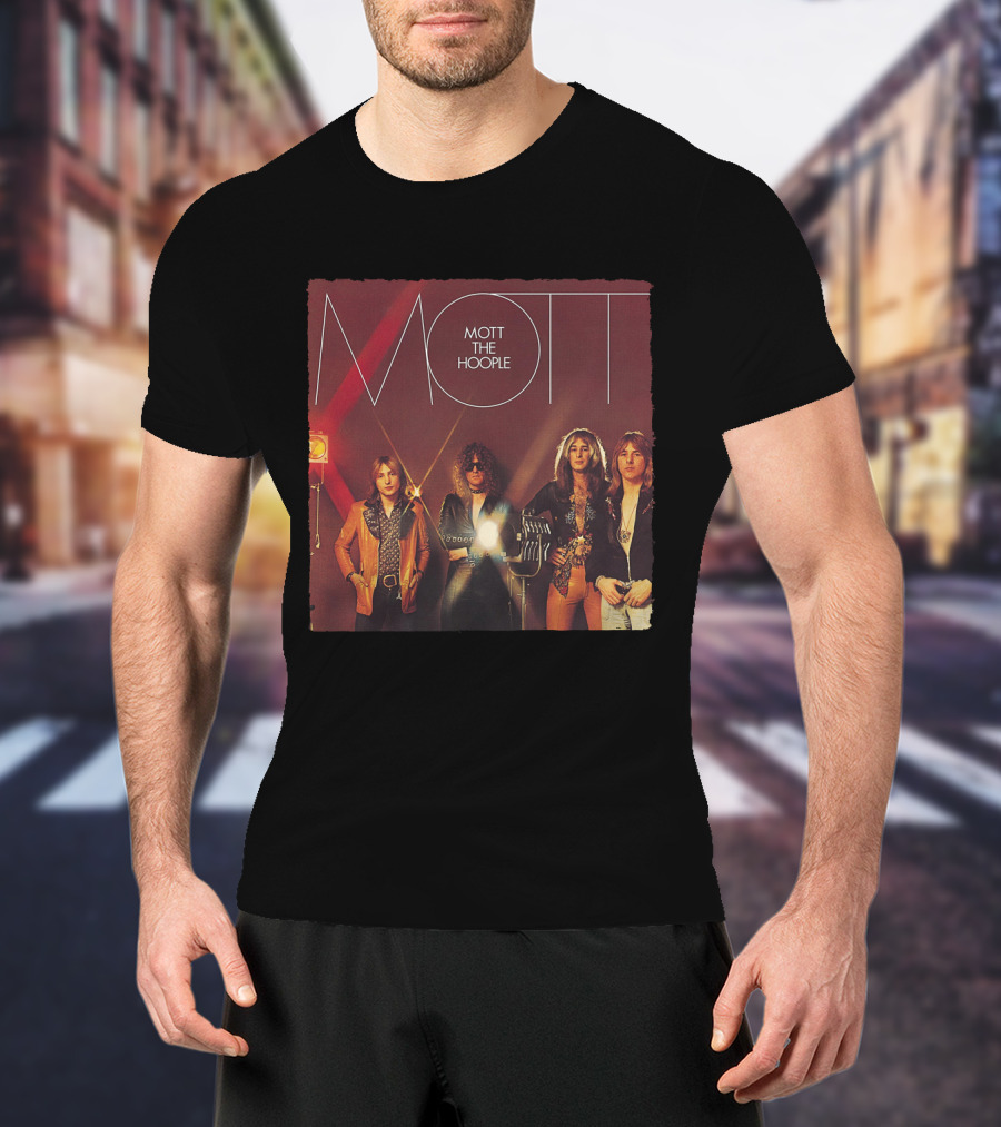 Mott The Hoople Band Album Cover Image From Mth T-Shirt