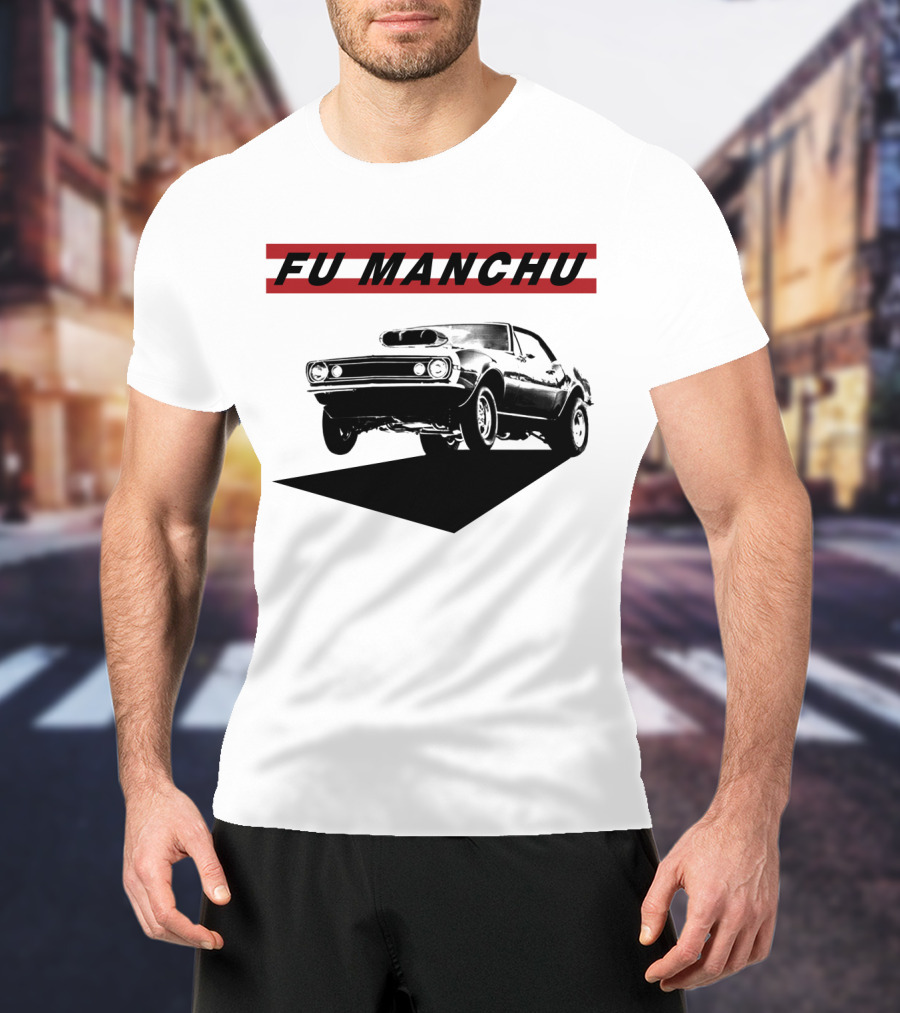 Fu Manchu Muscle Car Racing Classic T-Shirt
