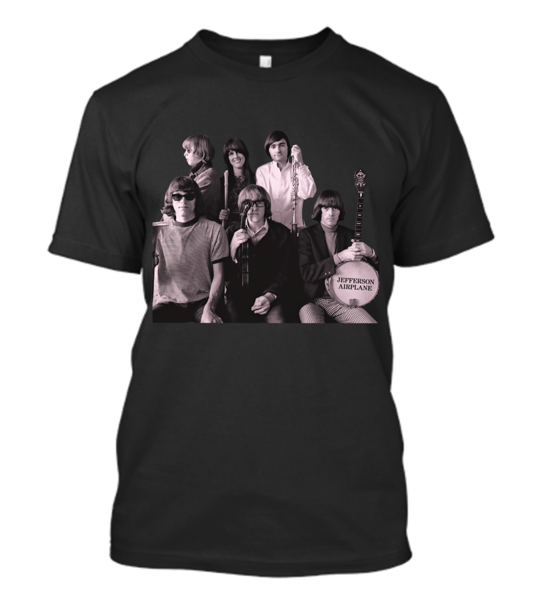 Jefferson Airplane Vintage Band Photo T-Shirt