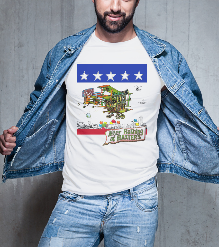 Jefferson Airplane After Bathing At Baxter's Vintage Artwork T-Shirt