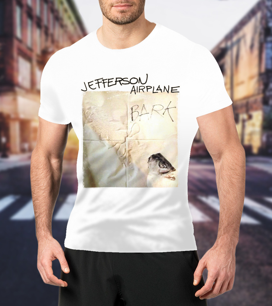 Jefferson Airplane Bark Fish Cover T-Shirt
