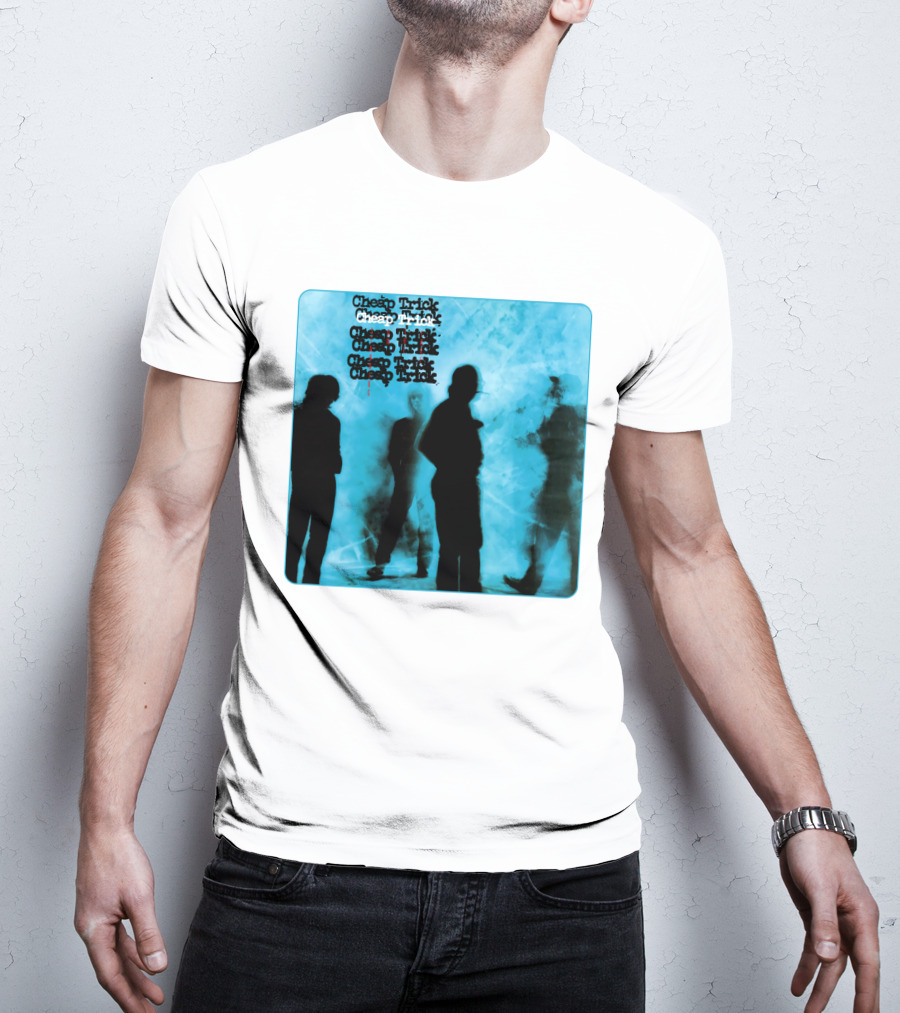 Cheap Trick Silhouettes Blue T-Shirt