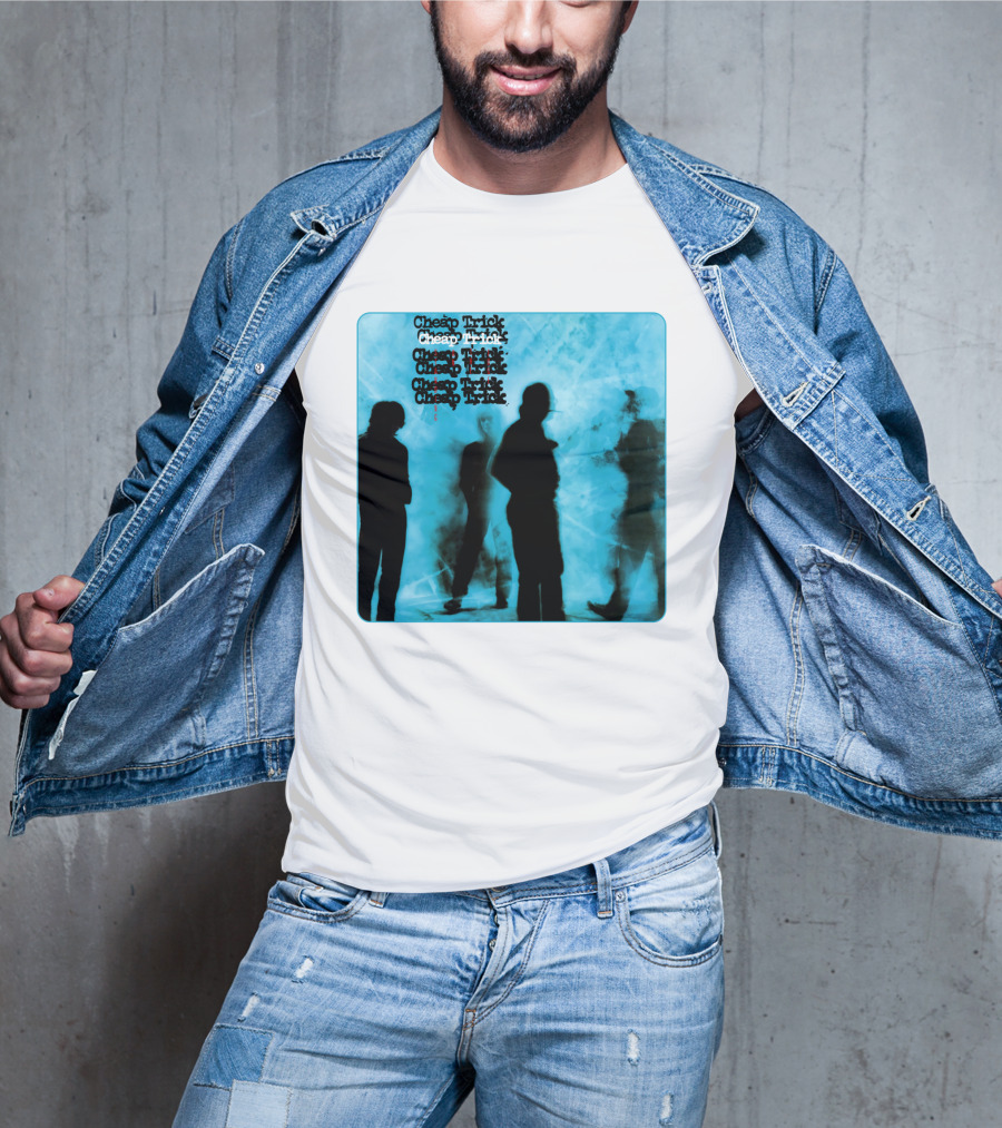 Cheap Trick Silhouettes Blue T-Shirt