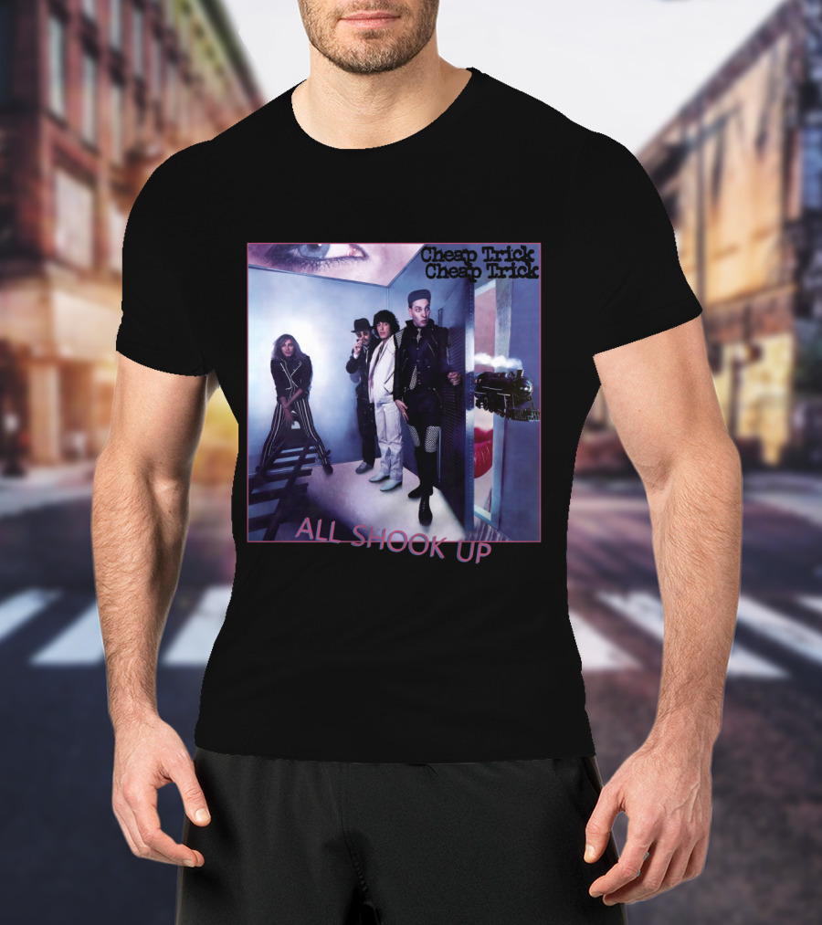 Cheap Trick All Shook Up Album Cover T-Shirt