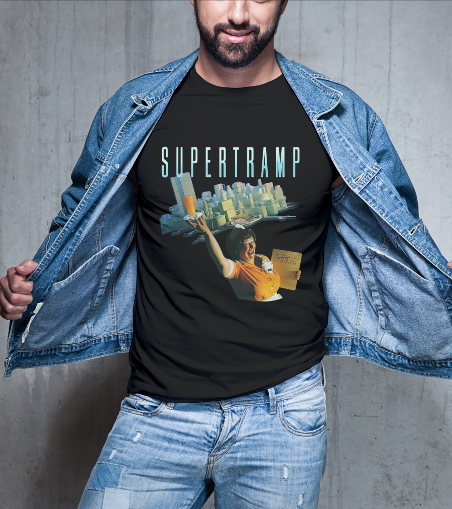 Supertramp Breakfast In America Waitress Album Cover T-Shirt