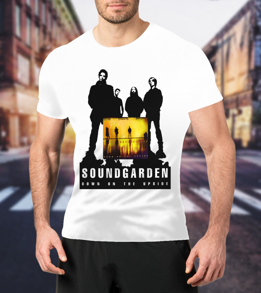 Soundgarden Down On The Upside Album Silhouette Artwork T-Shirt