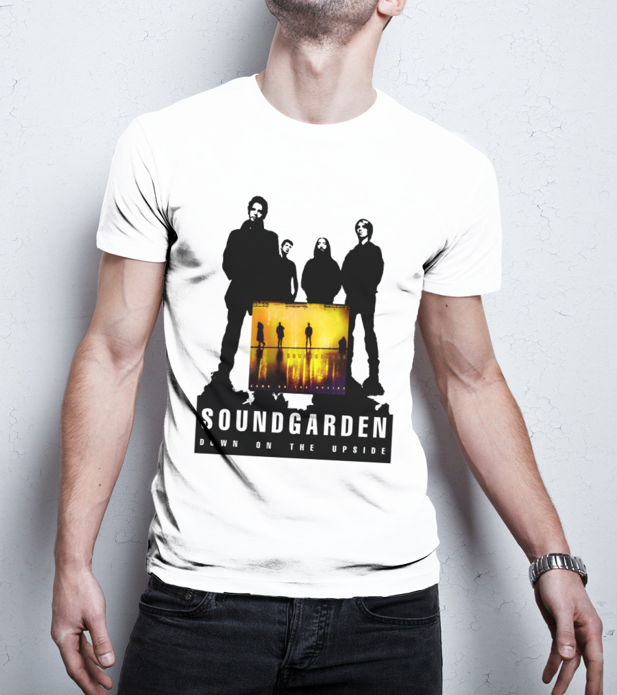 Soundgarden Down On The Upside Album Silhouette Artwork T-Shirt