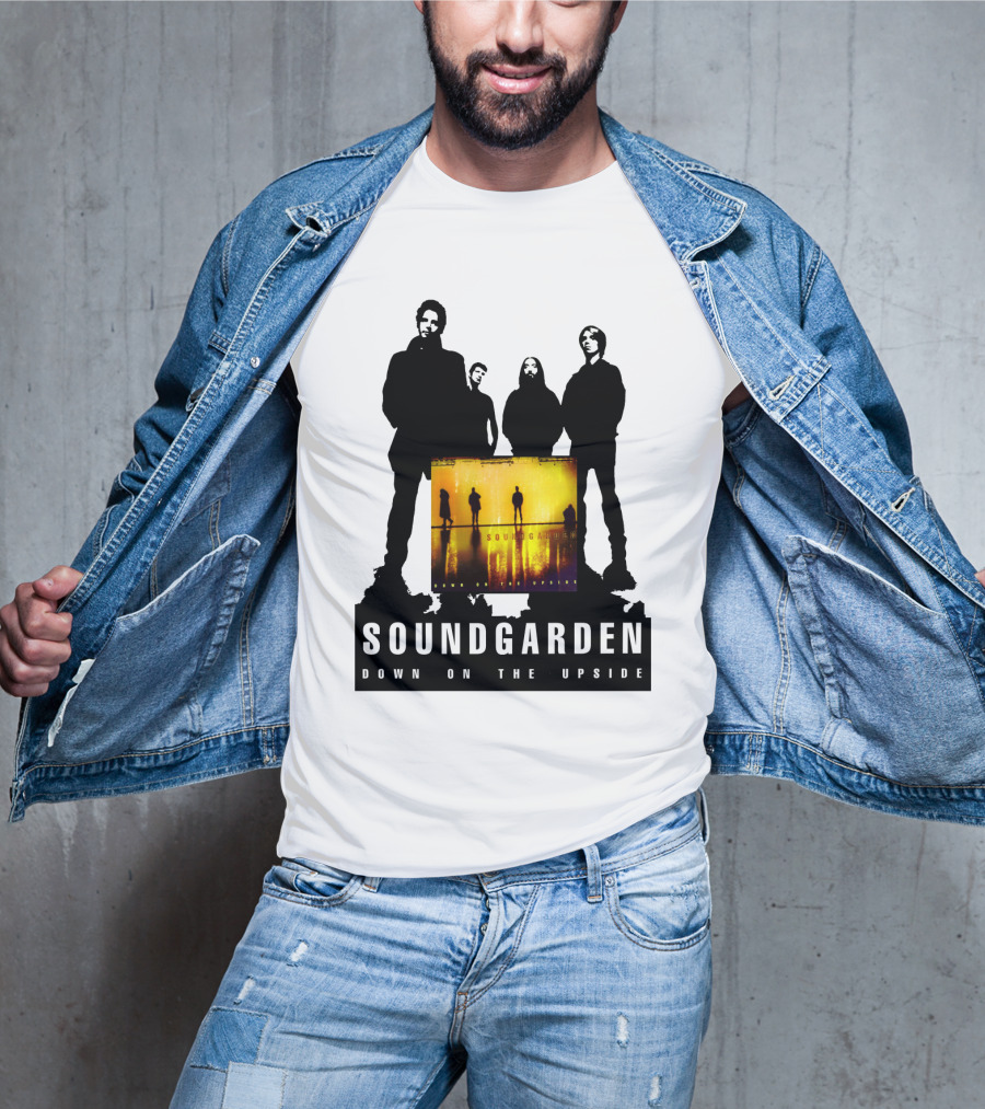 Soundgarden Down On The Upside Album Silhouette Artwork T-Shirt