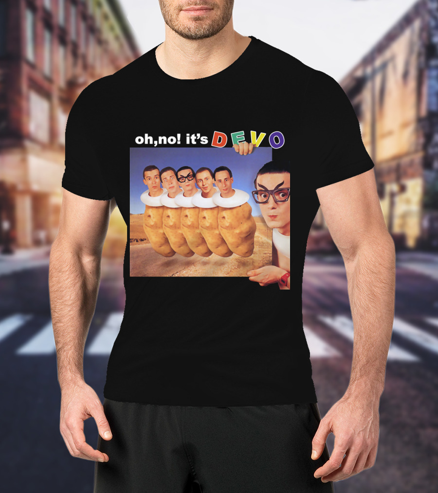 Oh No It's Devo Band Potato Heads T-Shirt