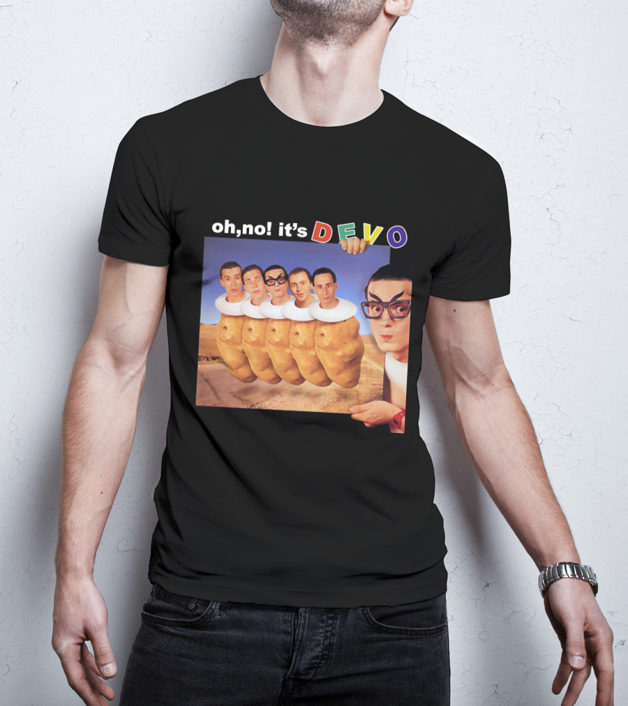 Oh No It's Devo Band Potato Heads T-Shirt