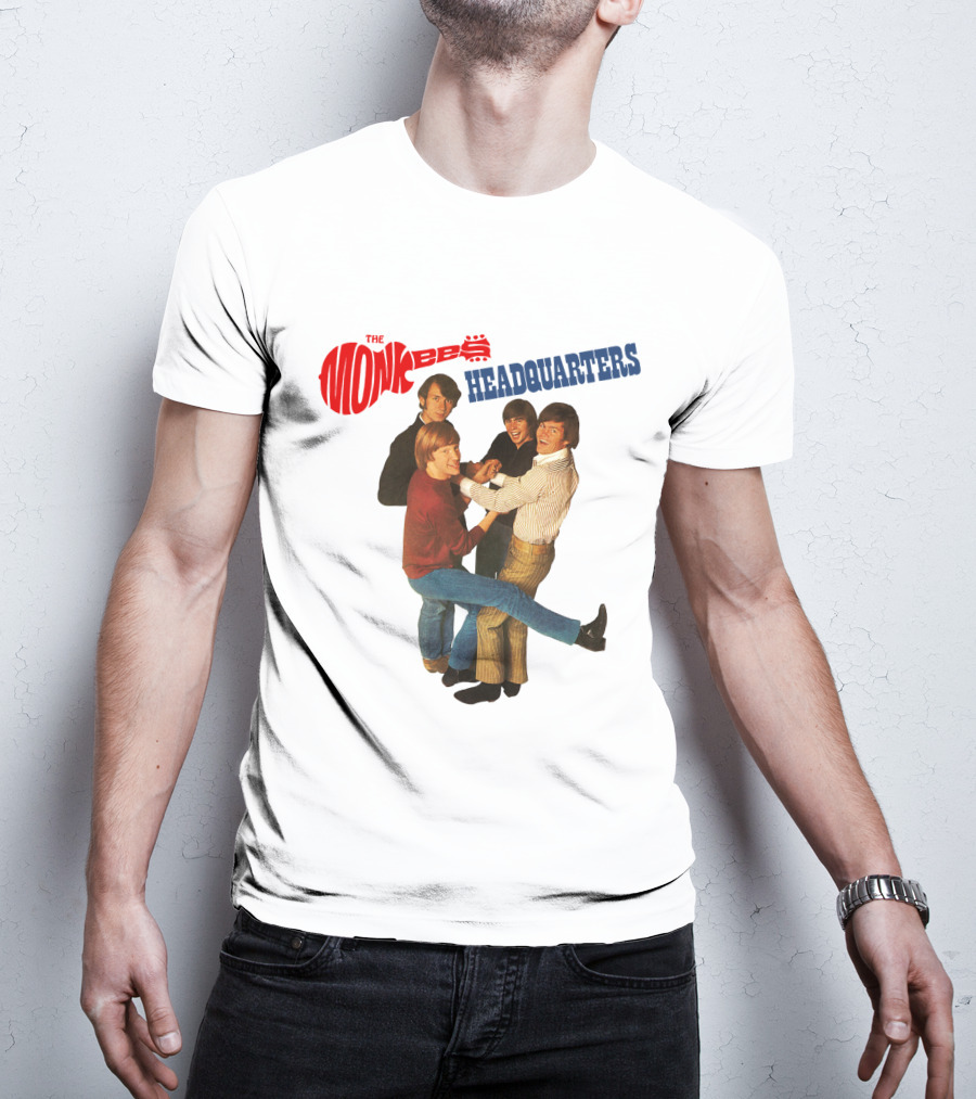 The Monkees Headquarters Album Cover Group Photo T-Shirt