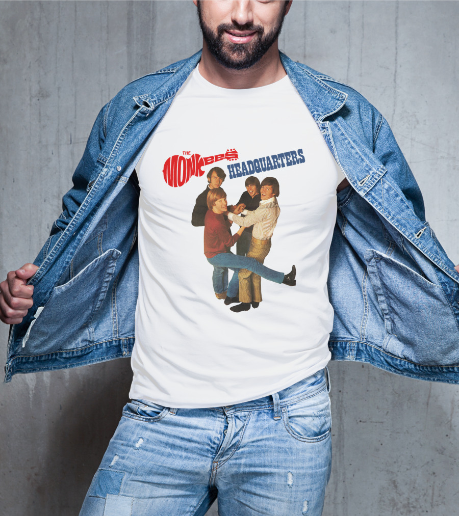 The Monkees Headquarters Album Cover Group Photo T-Shirt
