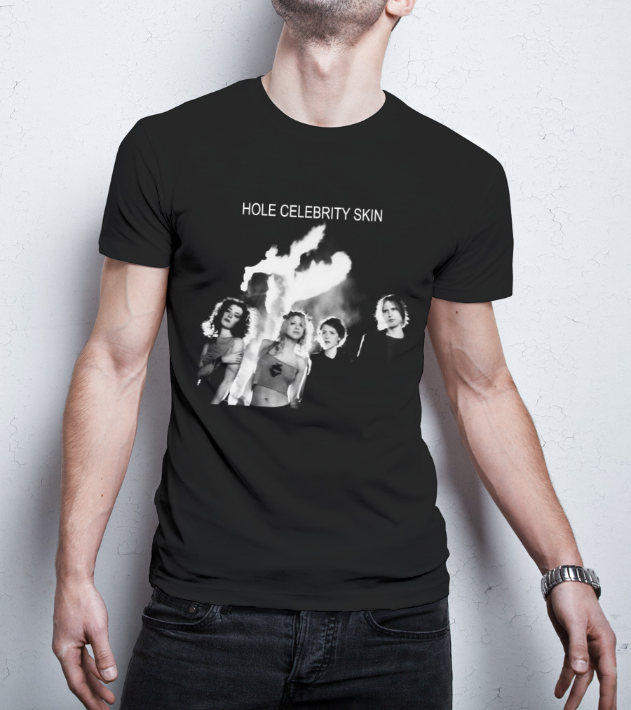 Hole Celebrity Skin T-Shirt