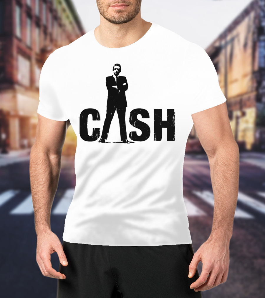 Cash Silhouette Icon Standing Tall T-Shirt