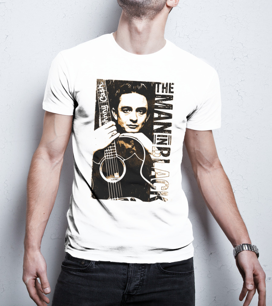Johnny Cash The Man In Black T-Shirt