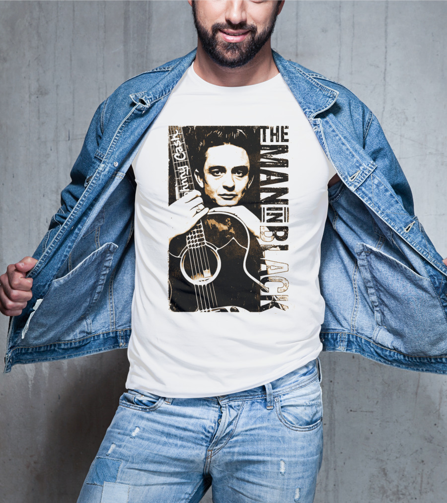 Johnny Cash The Man In Black T-Shirt