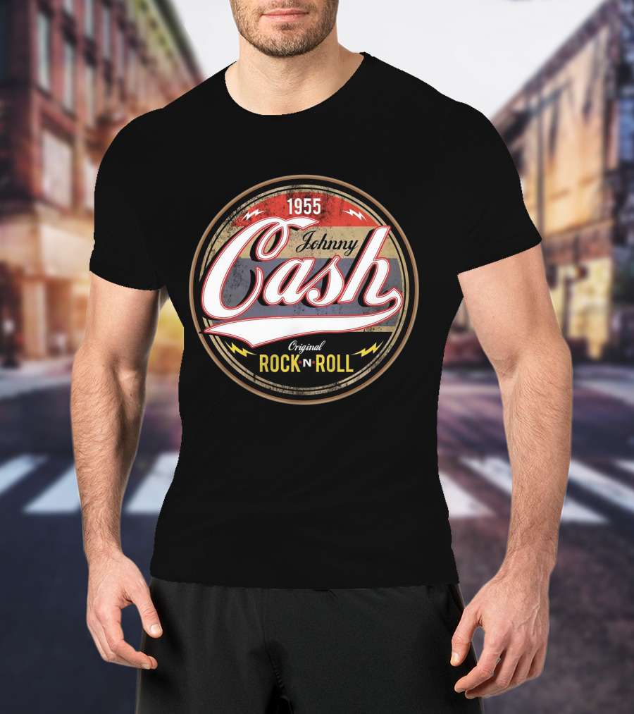 Johnny Cash 1955 Original Rock N Roll T-Shirt