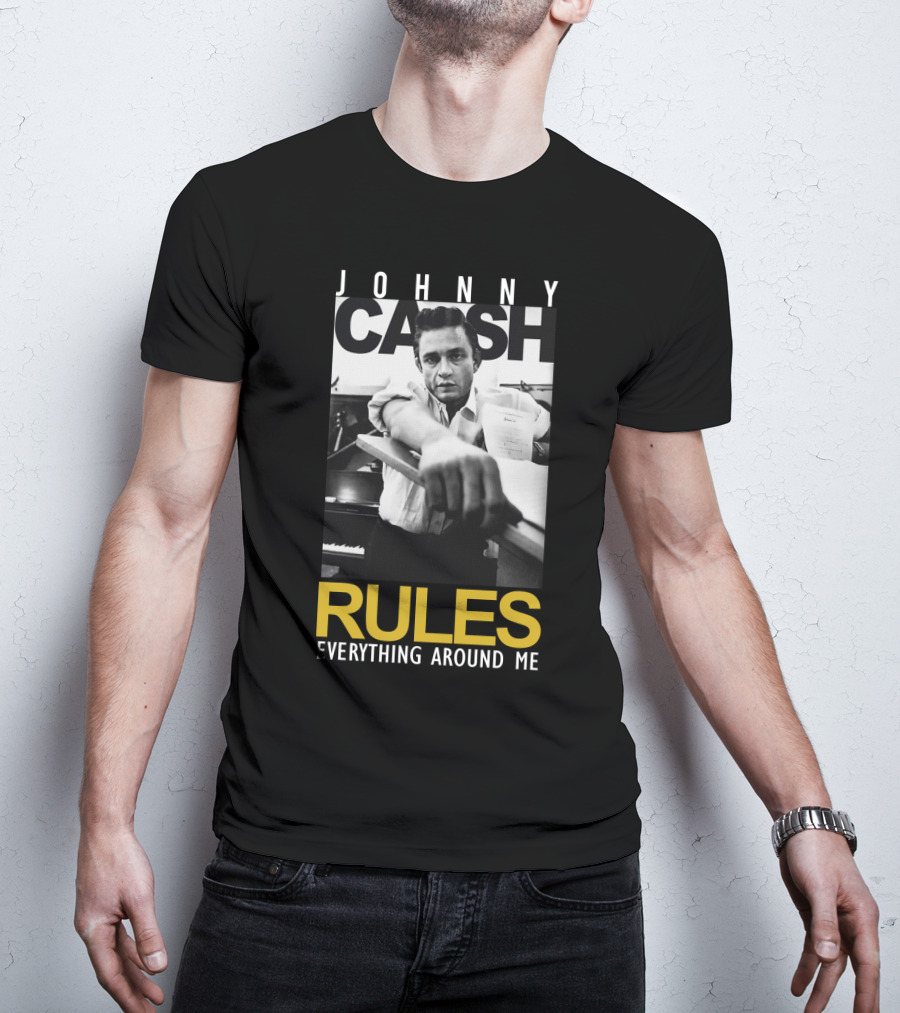 Johnny Cash Rules Everything Around Me T-Shirt