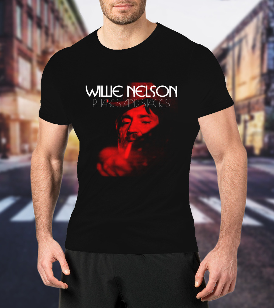 Willie Nelson Phases And Stages T-Shirt