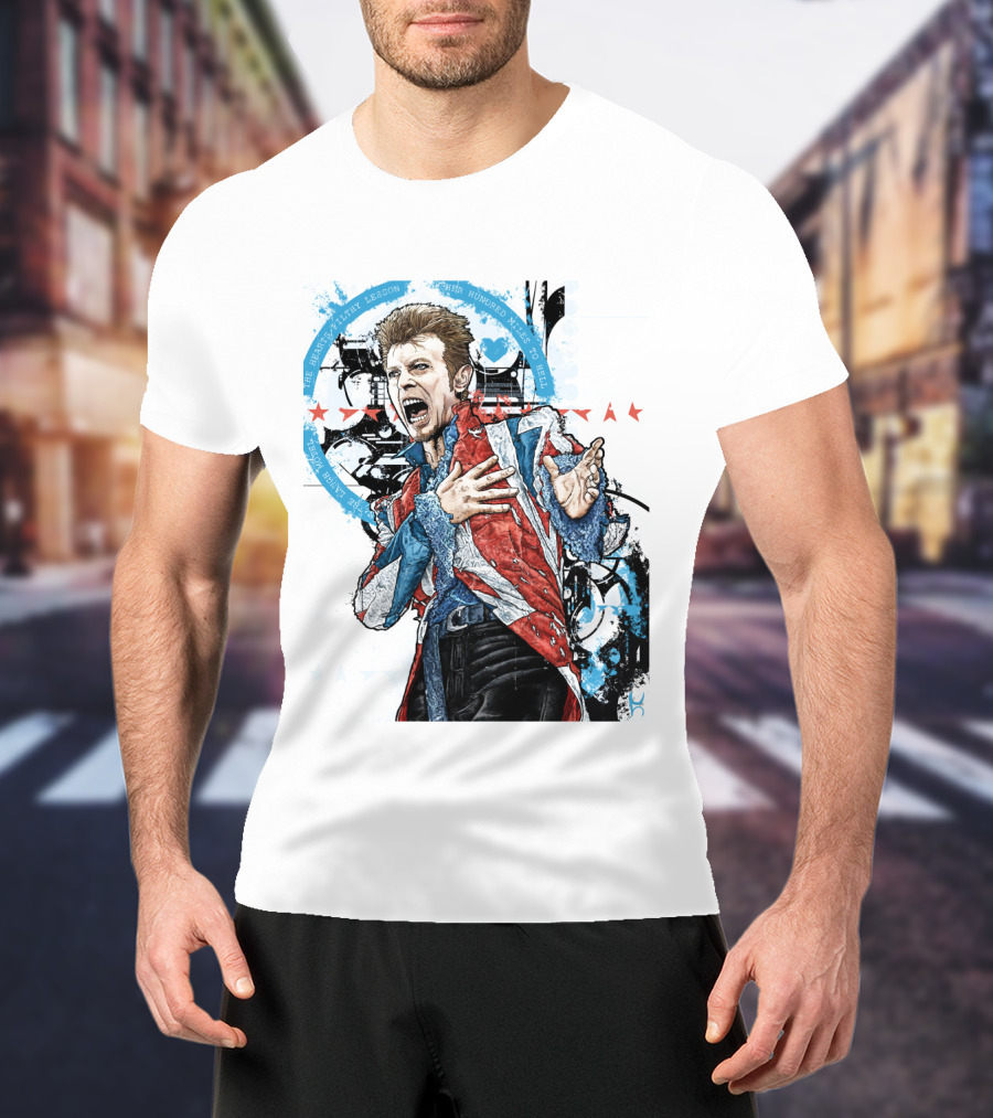 Db Blue Red Union Jacket Stars Iconic Expression T-Shirt