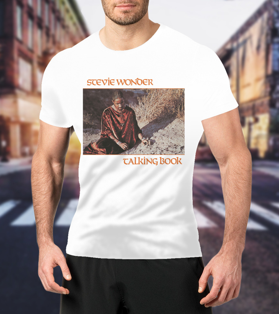Stevie Wonder Talking Book Album Cover T-Shirt