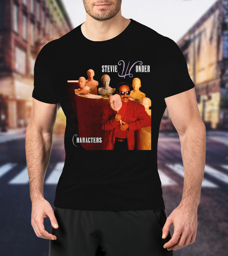 Stevie Wonder Characters T-Shirt