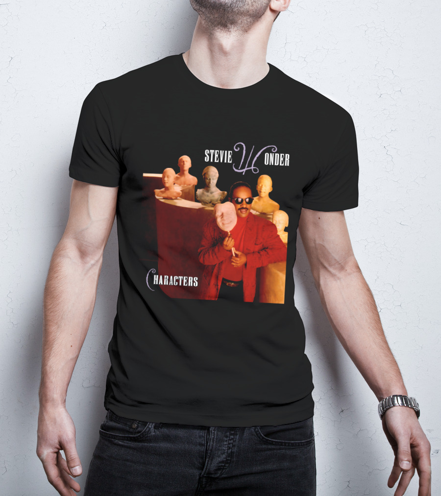 Stevie Wonder Characters T-Shirt