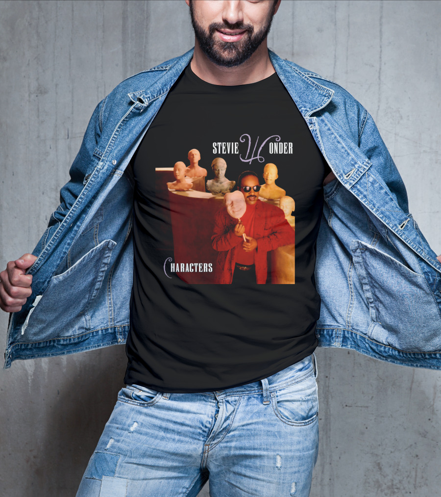 Stevie Wonder Characters T-Shirt