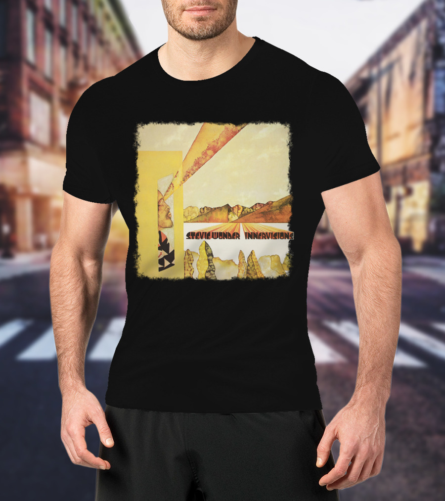 Stevie Wonder Innervisions Album Art Cover T-Shirt