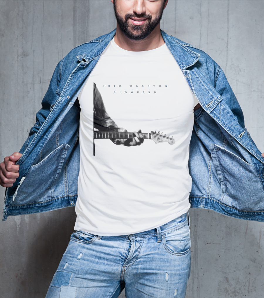 Eric Clapton Slowhand Album Cover Guitarist T-Shirt