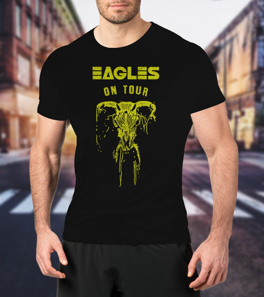 Eagles On Tour Vintage Skull T-Shirt
