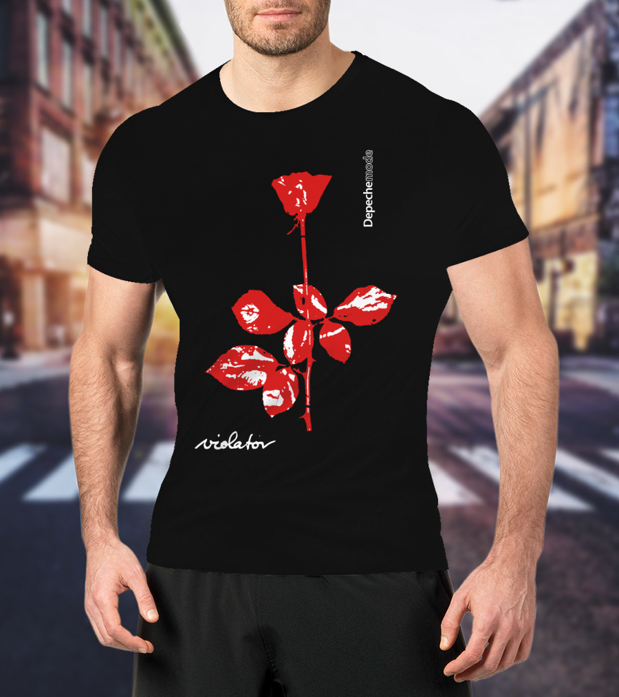 Depeche Mode Violator Red Rose T-Shirt