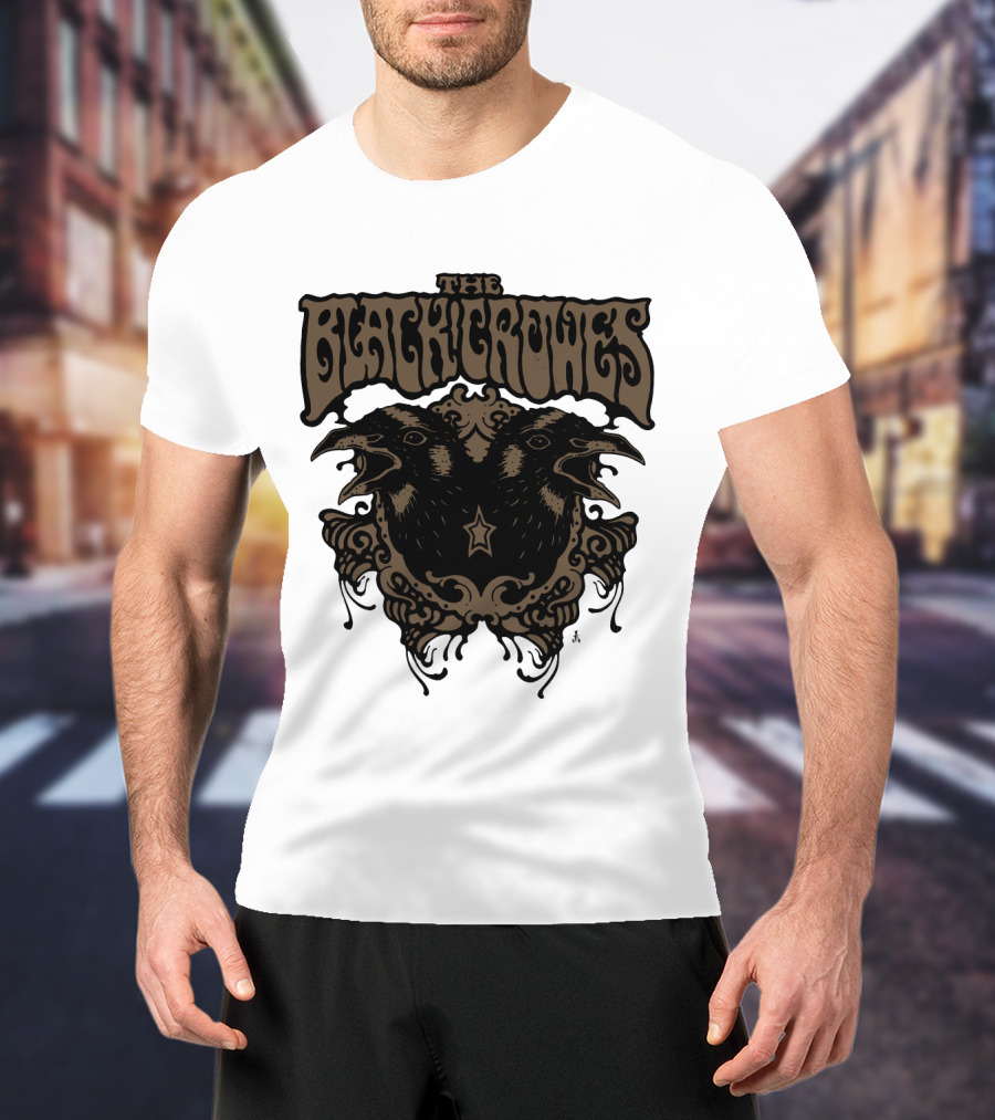 The Black Crowes Two Crows Ornate T-Shirt