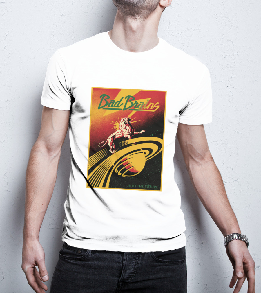 Bad Brains Into The Future Lion And Saturn T-Shirt