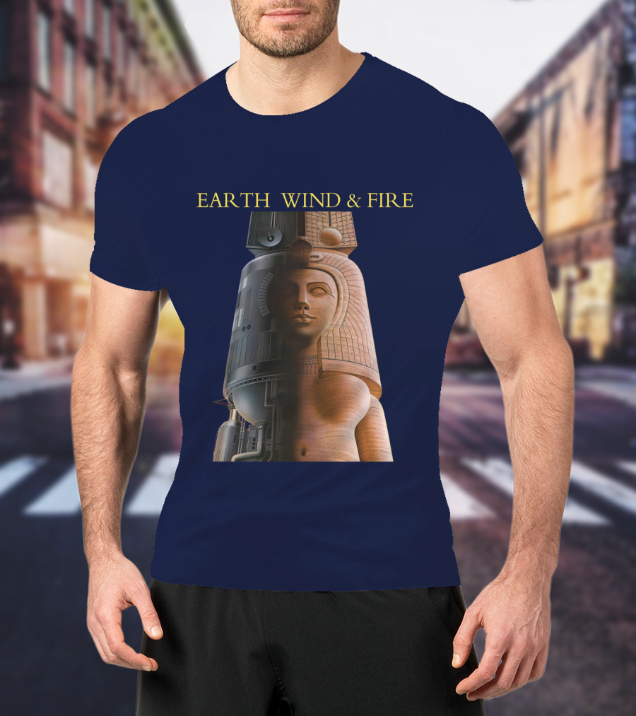 Earth Wind & Fire Iconic Futuristic Egyptian Pharaoh T-Shirt