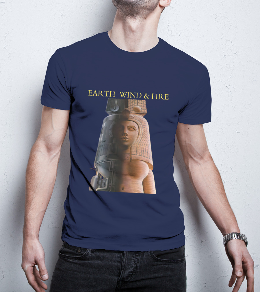 Earth Wind & Fire Iconic Futuristic Egyptian Pharaoh T-Shirt