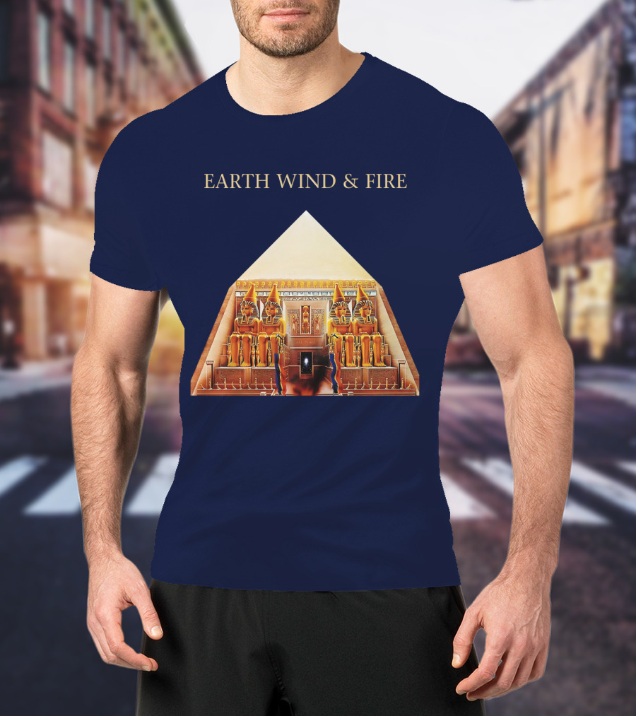 Earth Wind & Fire Pyramid Egyptian Theme T-Shirt