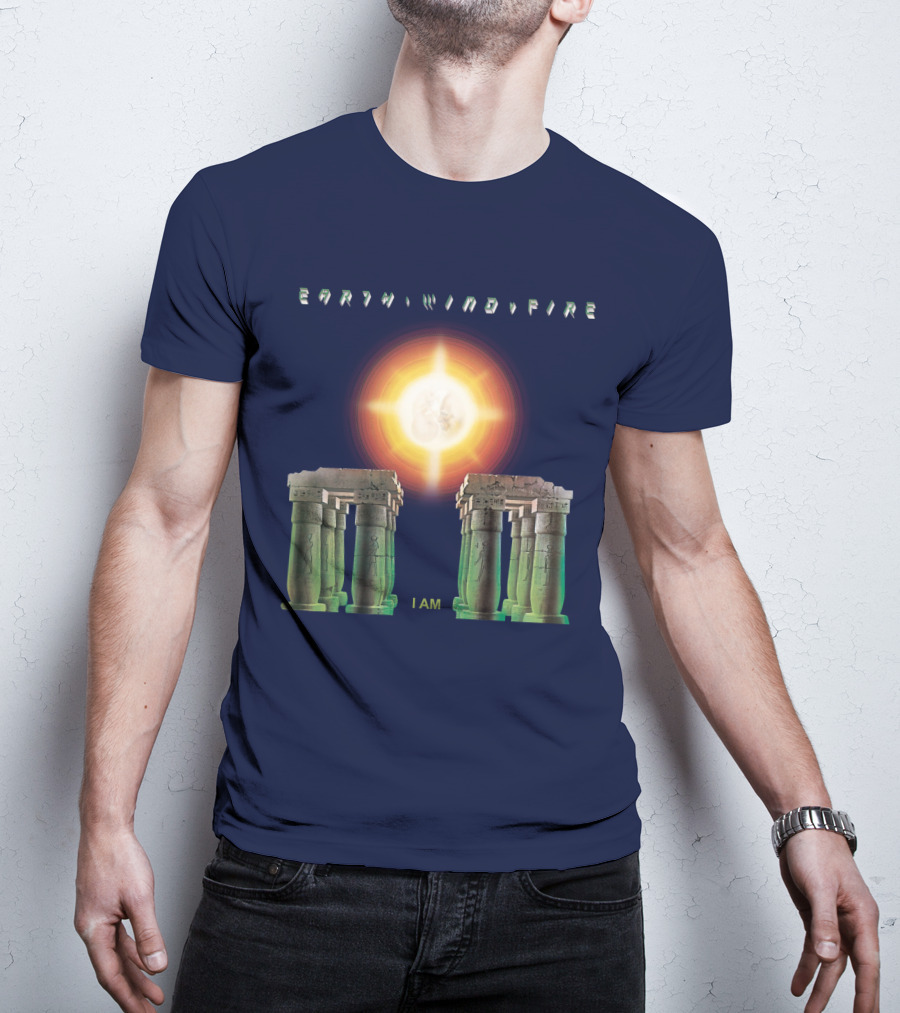 Earth Wind Fire I Am Sun Stonehenge Concept T-Shirt