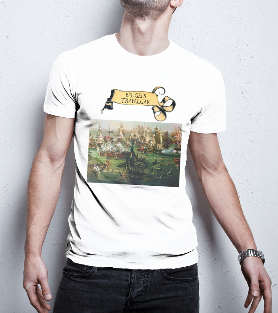 Bee Gees Trafalgar Naval Battle Scene T-Shirt